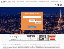 Tablet Screenshot of hotel-pas-cher-paris.fr